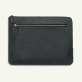 Leather macbook case black by Mayacraft